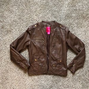 Faux Leather Jacket